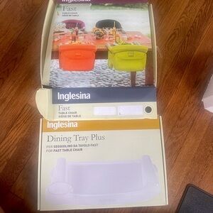 Inglesina Fast Table Chair and Dining Tray Plus - New in Box, Never Used
